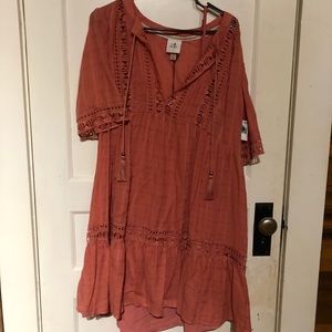 Knox rose. Boho. Coral dress.